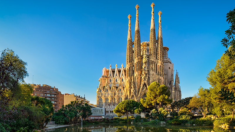 Sagrada Familia in Barcelona, Spain